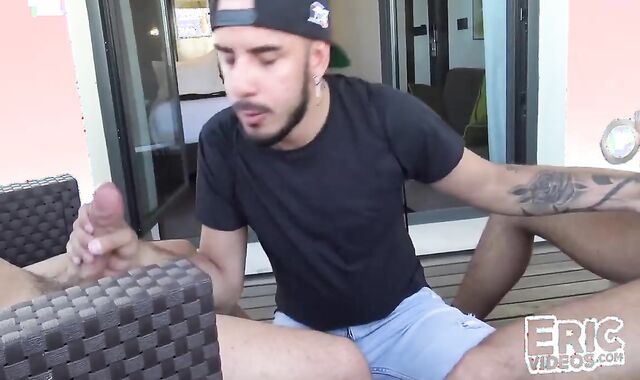 three males smashing nude