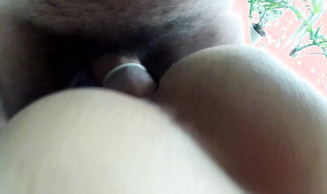 Gay hunk riding dildo before getting fucked by big cock