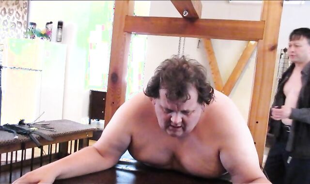 Paddled Flogged DragonWiped in Toronto Dungeon Room1