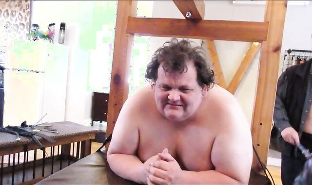 Paddled Flogged DragonWiped in Toronto Dungeon Room1