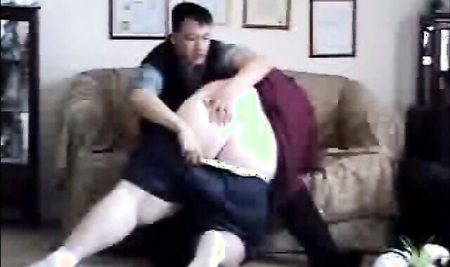 Fucking a Superchub upside down in Toronto, Canada