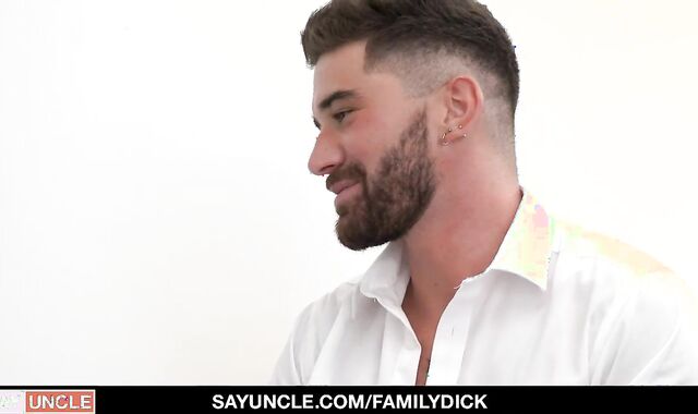 Stepdaddy drilling His infatuating stepson-in-law