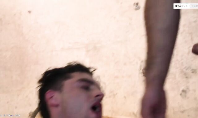 Tied. Drilled nude & Urinated On. dominance & obedience