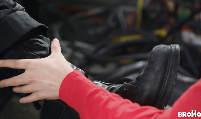 BROMO - Inserting rock hard together with Ryan Lollipops & Thyle Knoxx