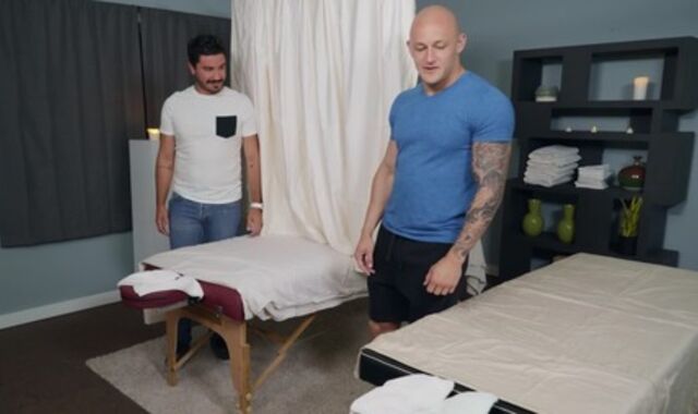 expand At The Spa: unprotected - Trevor Laster and Mateo Fernandez Yankee Orgy