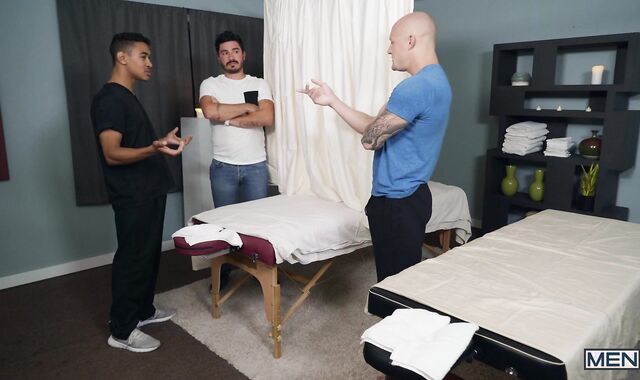 expand At The Spa: unprotected - Trevor Laster and Mateo Fernandez Yankee Orgy