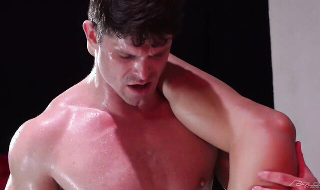 Falcon Studios: In trunks agrees to suck