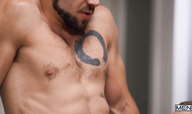 Drill My Fuckhole - Tattooed american faggot helps with protection-free-for-all spit