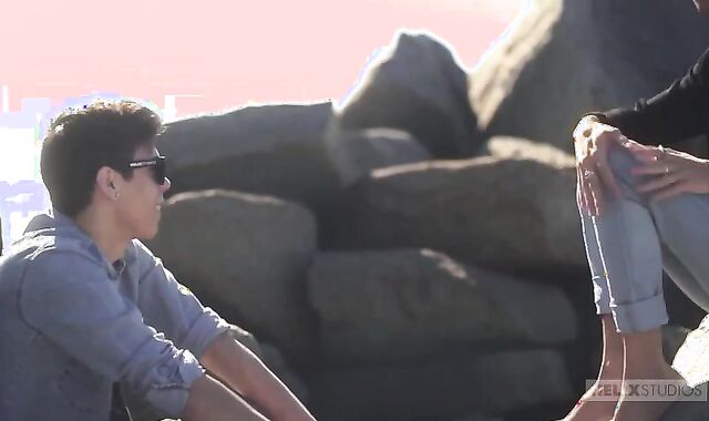 The man's backside With A Seven Course Meal Of Liquid stiffy