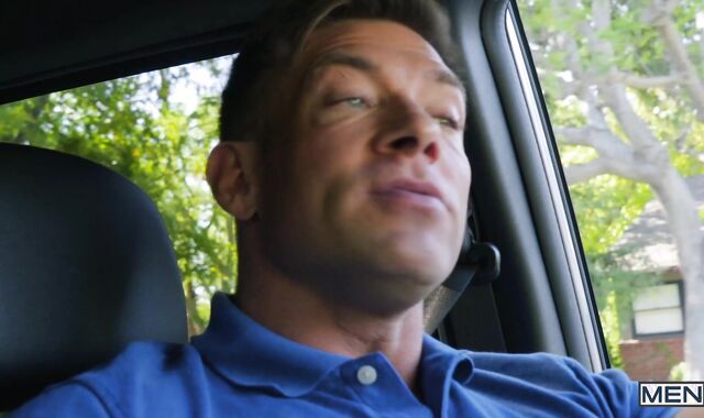 Str8 To Gay - Tattooed Bruce Beckham rear end boning outside