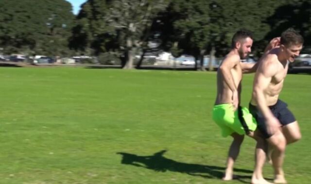 Hector, Deacon & Asher: naked - rump fun