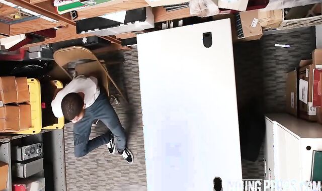 darksome Shoplifter Barefucked By darksome Guard