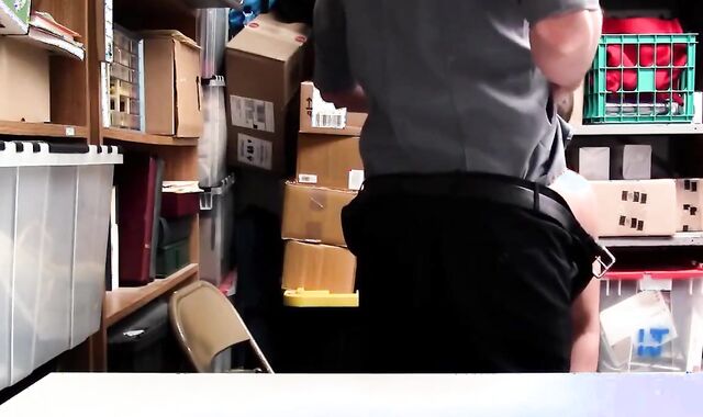 teenie gets banged By Shop Security