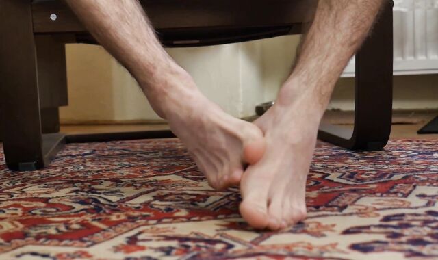 Twinky Soles: Euro Tim in silk sundress nude soles tonguing