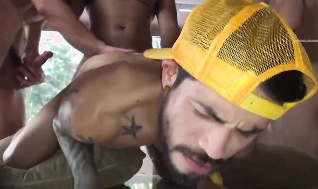 Seth Santoro's in nature's outfit Abode Soiree