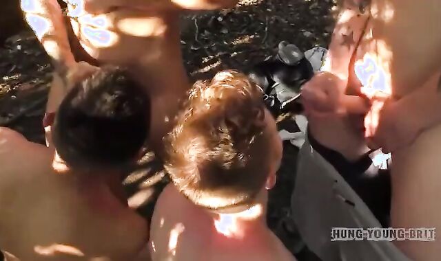 youngsters humping nude In The Forest - Part two