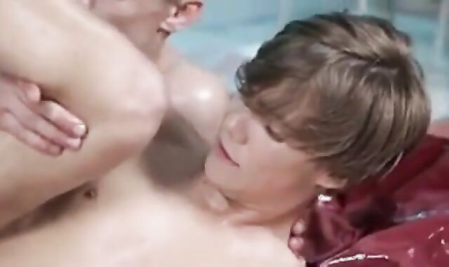 Lubricated Up wet On The Floor - more @ Gayboy.ca