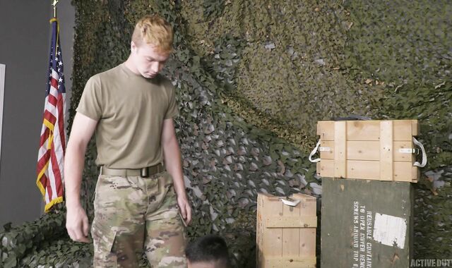 Activeduty - Sticking rock-hard with tattooed queer