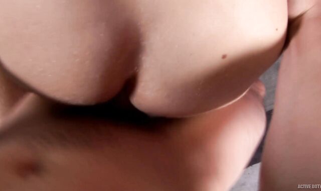 Activeduty: Muscular black-haired cravings jamming stiff