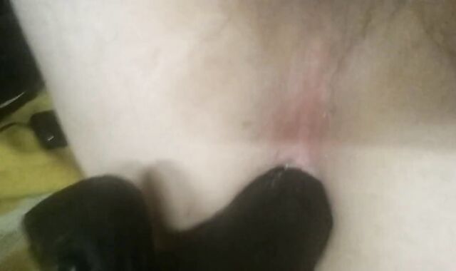 Inflatable dildo and cum