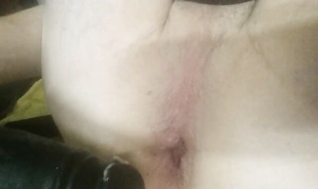 Inflatable dildo and cum