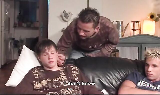 Luscious three-some Barebacking