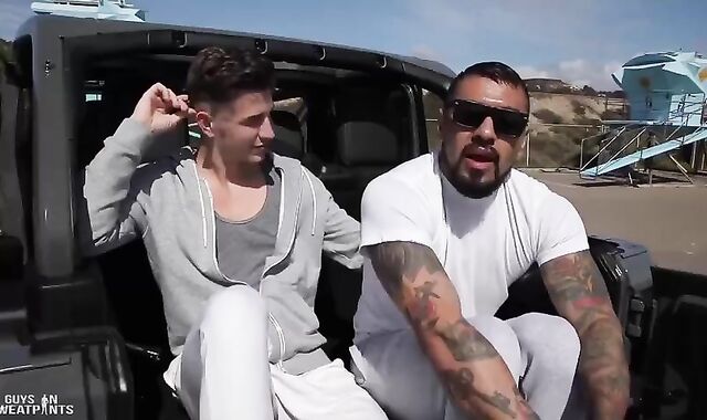 crazy Bros poking In Garage