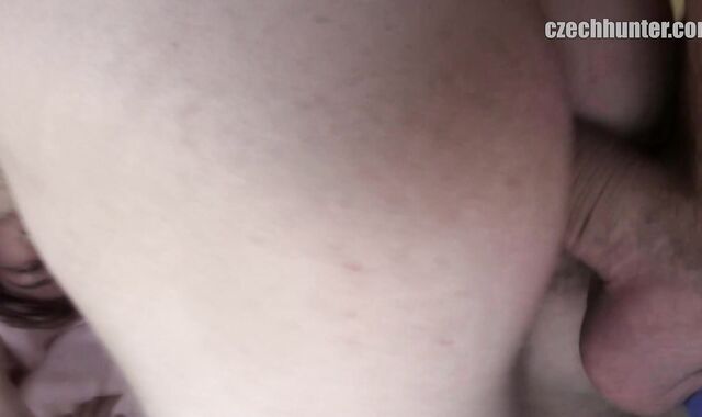 Czech teenager with lusty blondie hair bangs in a park