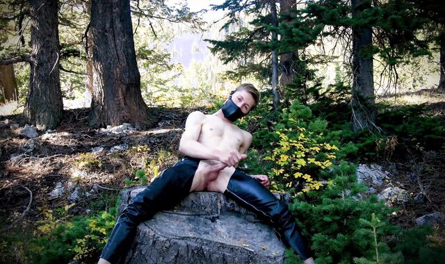 smashing My humungous ten-Pounder Into My Own donk In The Woods For A delight Day Of Self-pounding Myself sans a condom Till I Internal cumshot.