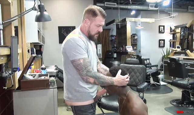 RawDads.com: Barber Romance beside Rocco no condom fine smash