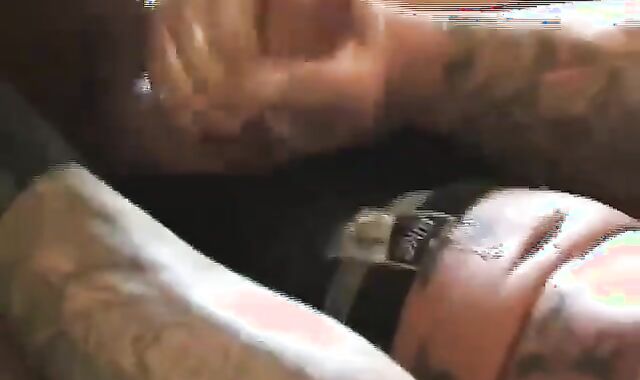 milky heavy muscle parent bashed naked by dark eighteen age teen