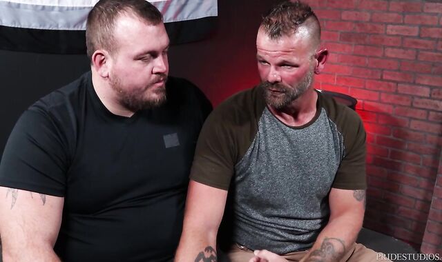 Wolf Back: Hunter Scott and Bubba Dip protection-free-for-all anal invasion banged