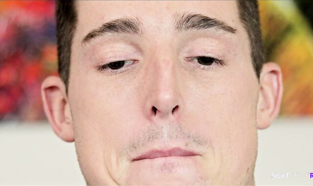 Next Door Wet: Alex Tanner & tatted Steven Lee kissing