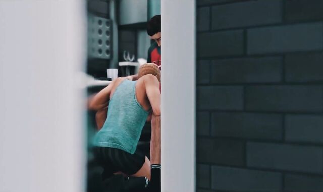 Muscled gay gets firm stuffing in HD