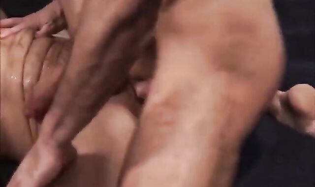 Three mischievous Parent Wolves bare