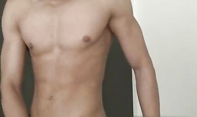 Muscle asian youthful twunk goes in for rock-firm fuckin'