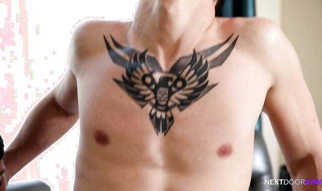 NextDoorRaw - Tattooed Paul Canon & Dalton Riley mouth poke