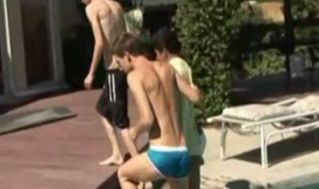 trio boyz poolside inhale and group-hook-up raw