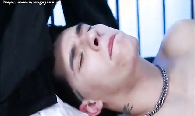 charming twinks sixty-9 sans a love glove Hook-up hand job And Eatcums