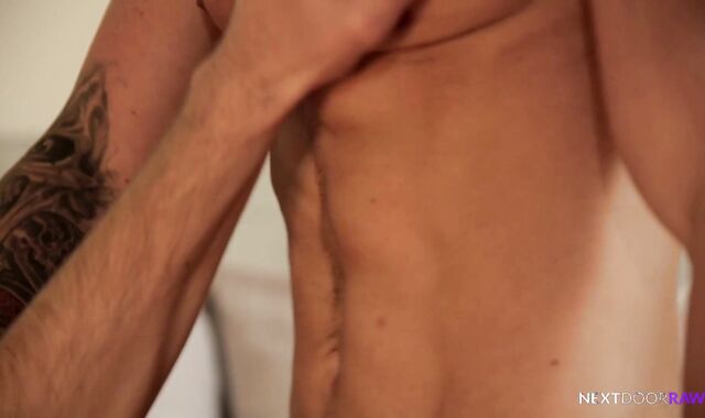 NextDoorRaw: Tatted european first-ever-timer cravings for firm tucking