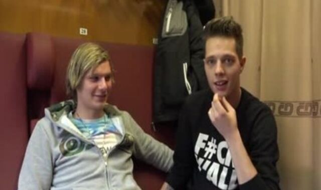 uber-adorable homosexual rubber-free-for-all And Facial cumshot