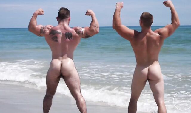 Wank And Jason ravage in nature's apparel