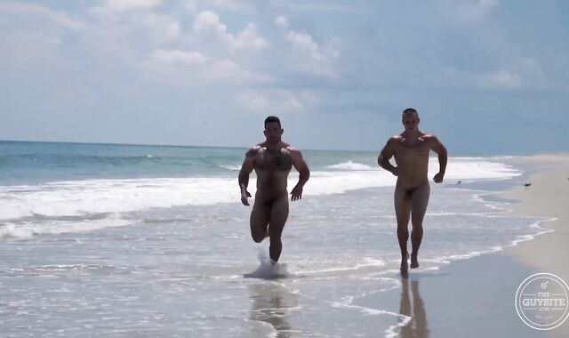 Wank And Jason ravage in nature's apparel