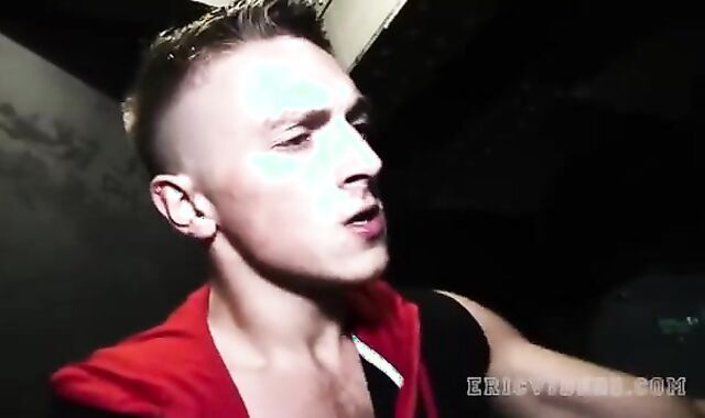 Bros tearing up In Tube Station