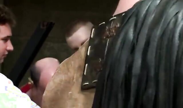 long Haired dude receives affixed And Bangbanged