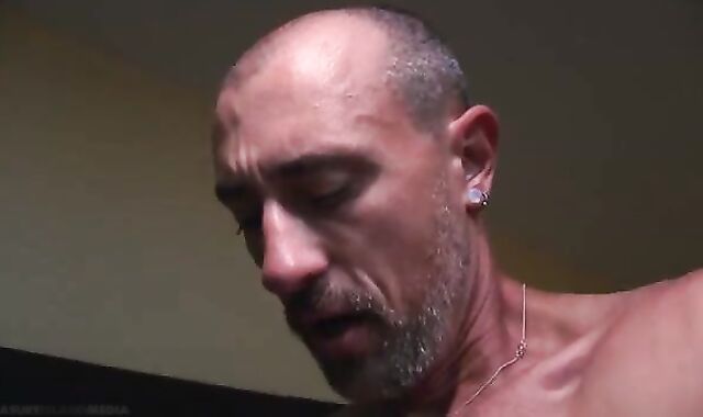 pretty bushy males humping in nature's garb