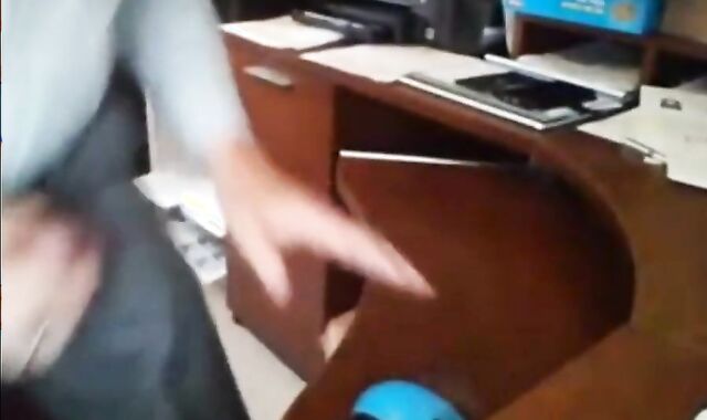 Grandpa in Suit Masturbating