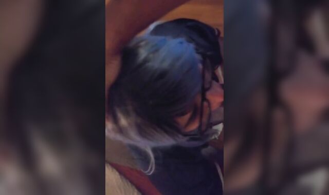 BBC cums in mouth of white sissy fag