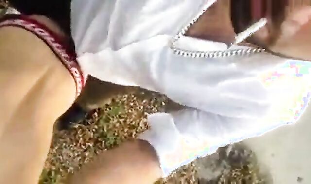 smoking hot in the park