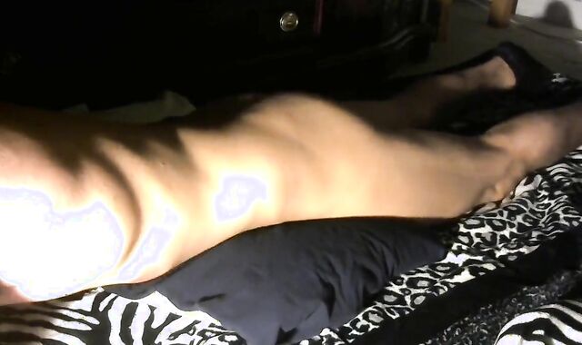 Night time pillow humping cum